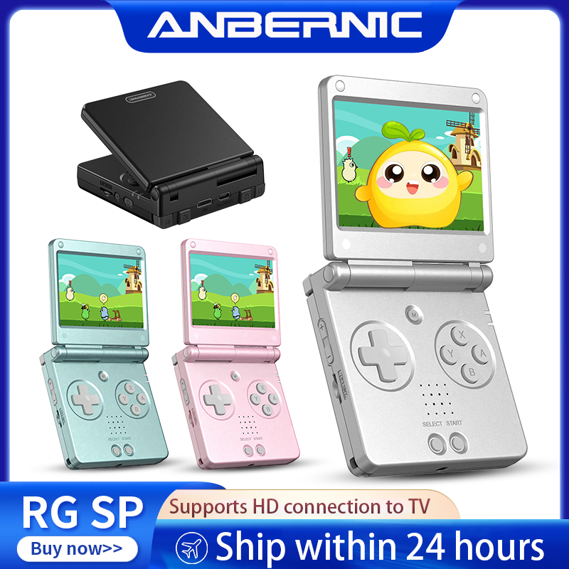Retro Gaming Anbernic - เครื่องเล่นเกมพกพา Anbernic RGSP Flip Retro ระบบปฏิบัติการ