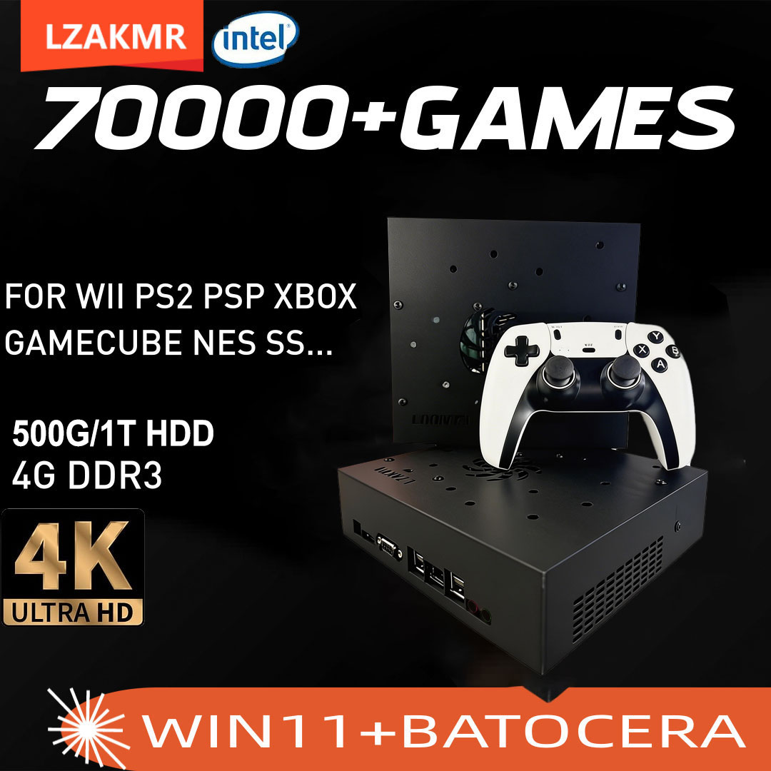 Retro Gaming Tv - ซุปเปอร์เกมคอนโซล X8 Pro 70000+ เกม I3-3110M