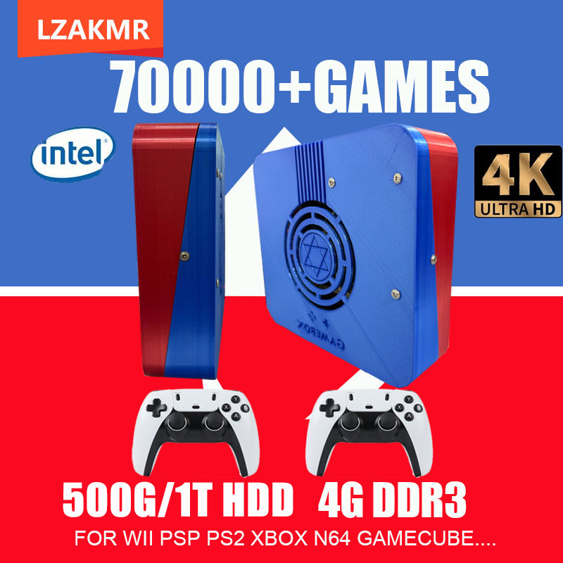 Retro Gaming Tv - GD10 คอนโซลเกมย้อนยุคระบบคู่ I3-3110M | ฮาร์ดดิสก์ 1TB