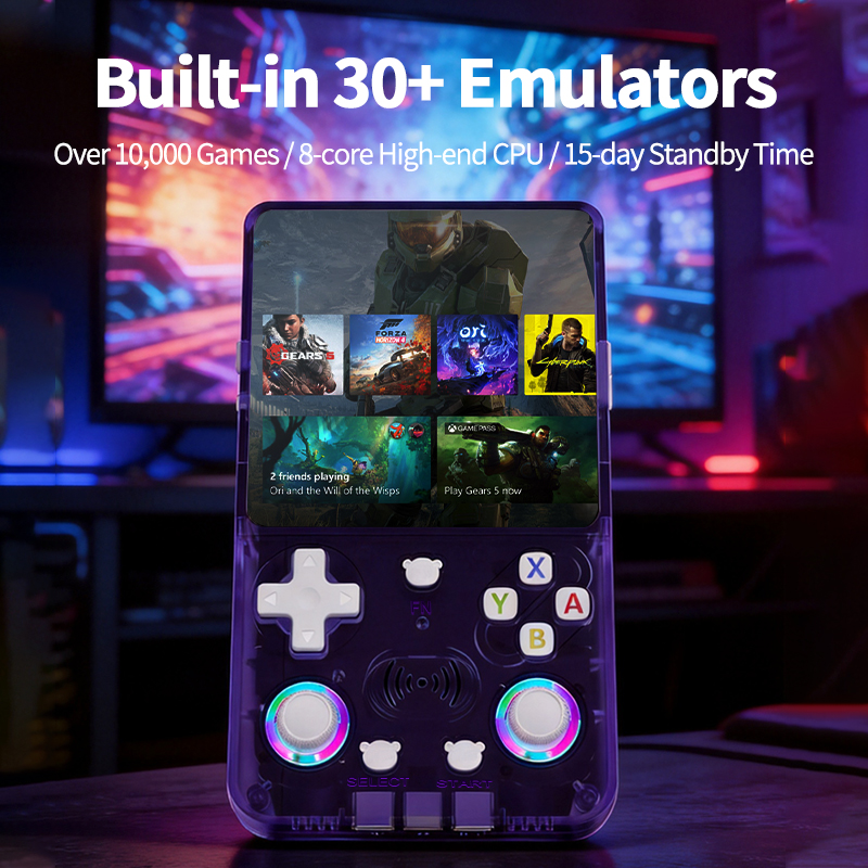 Retro Gaming Years - เครื่องเล่นเกมย้อนยุค-คอนโซลเกมพกพา หน้าจอ HD IPS ขนาด 4.2