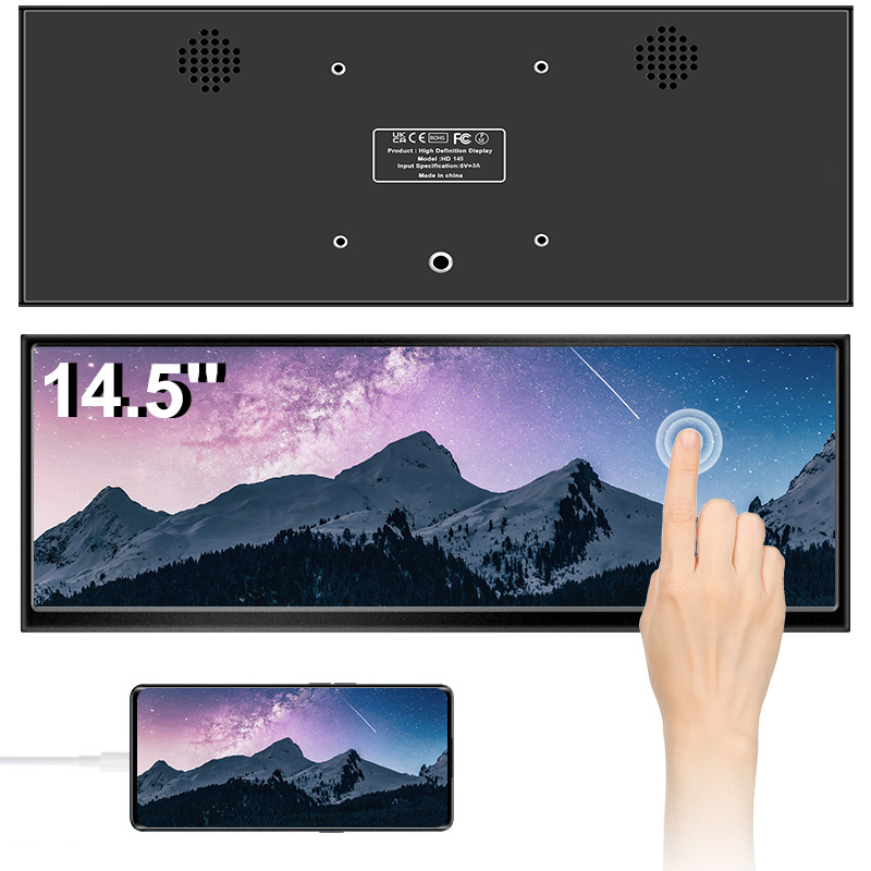 12.3/14.5 นิ้ว TouchScreen Mon - Retro Gaming Monitor บทวิจารณ์และราคา