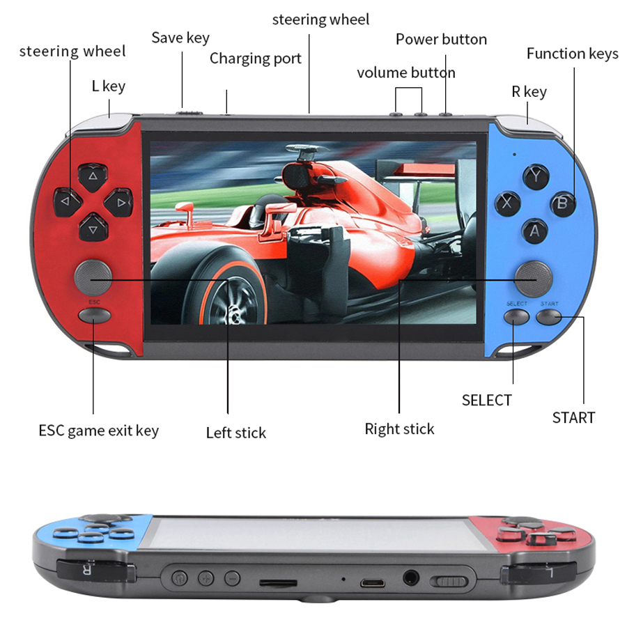 เครื่องเล่นวิดีโอเกมมือถือแบบพ - Retro Gaming Tv บทวิจารณ์และราคา