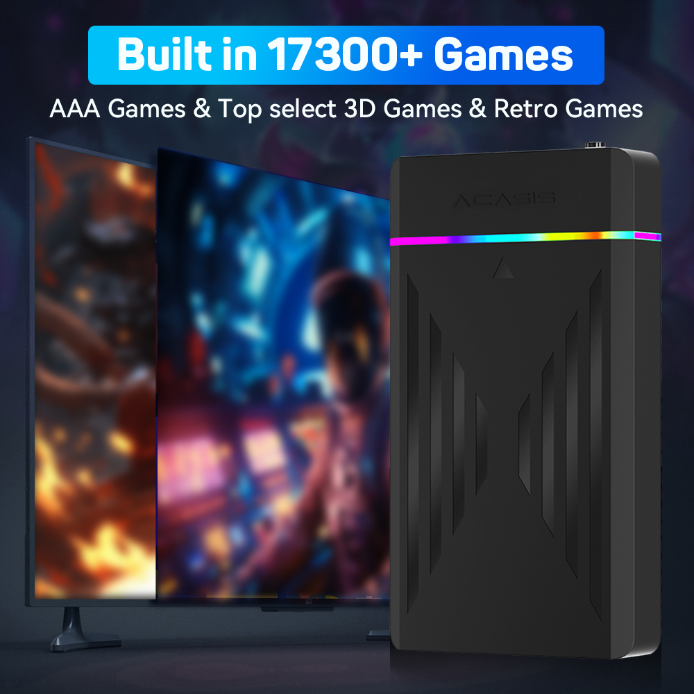 3TB แบบพกพา HDD LaunchBox/Retr - Retro Gaming Tv บทวิจารณ์และราคา